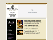 Tablet Screenshot of morrisonmainplaza.com